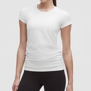 🍋Lululemon Swiftly Tech Short Sleeve Shirt 2.0 Hip Length size 10 white